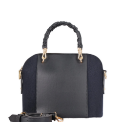 Black Suede Small Evening Bag