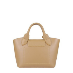 Mocha Mini Top-Handle Tote