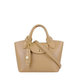 Mocha Mini Top-Handle Tote