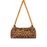 Cream Leopard Patterned Handbag