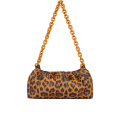 Cream Leopard Patterned Handbag