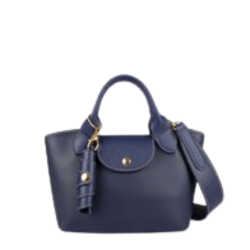 Sky Blue Top-Handle Mini Tote