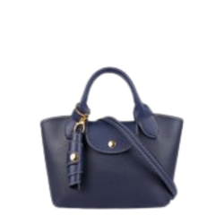 Sky Blue Top-Handle Mini Tote