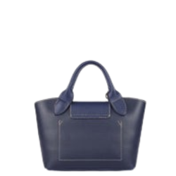 Sky Blue Top-Handle Mini Tote