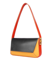 Fresh Pastel Blocked Flap Bag
