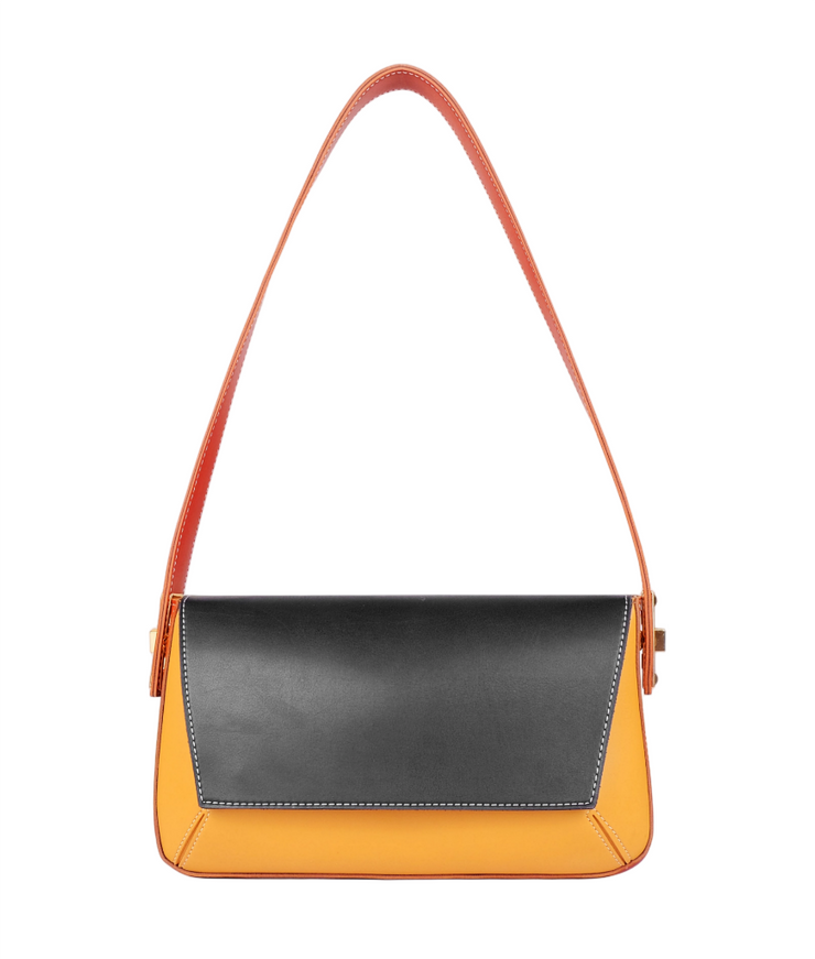 Fresh Pastel Blocked Flap Bag