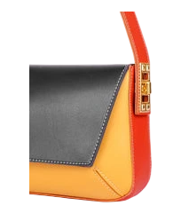 Fresh Pastel Blocked Flap Bag