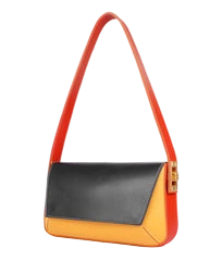 Fresh Pastel Blocked Flap Bag