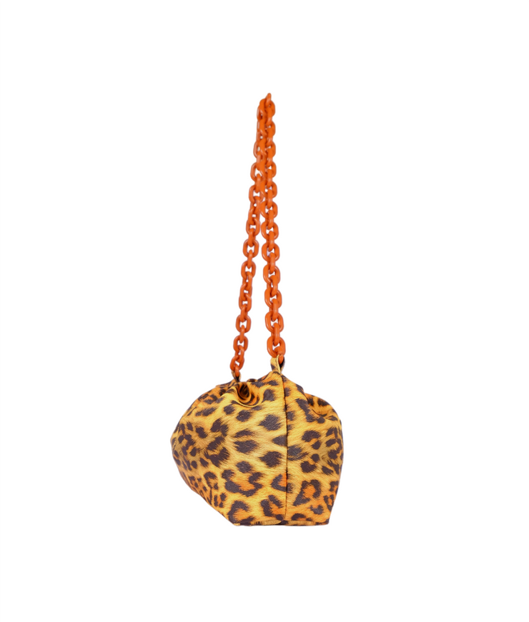 Light Tan Leopard Patterned Bag