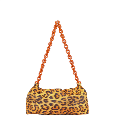 Light Tan Leopard Patterned Bag