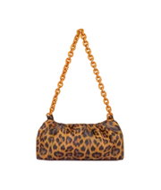 Cream Leopard Patterned Handbag