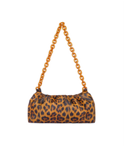 Cream Leopard Patterned Handbag