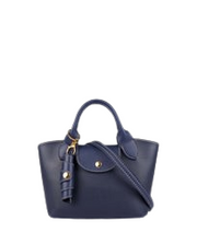 Sky Blue Top-Handle Mini Tote