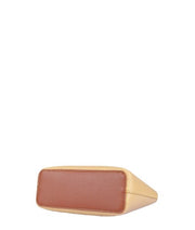 Elegant Tan & White Mini Bag