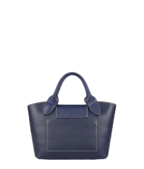Sky Blue Top-Handle Mini Tote