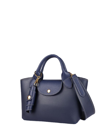 Sky Blue Top-Handle Mini Tote