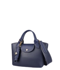 Sky Blue Top-Handle Mini Tote
