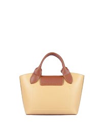 Elegant Tan & White Mini Bag